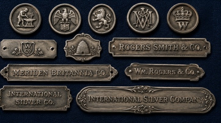 Illustration representing multiple regional silver makers merging into International Silver Company